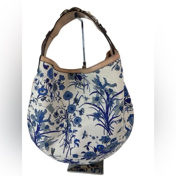 GUCCI FLORA WAVE HORSEBIT shoulder bag - Picture 3 of 15